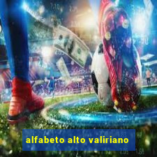 alfabeto alto valiriano